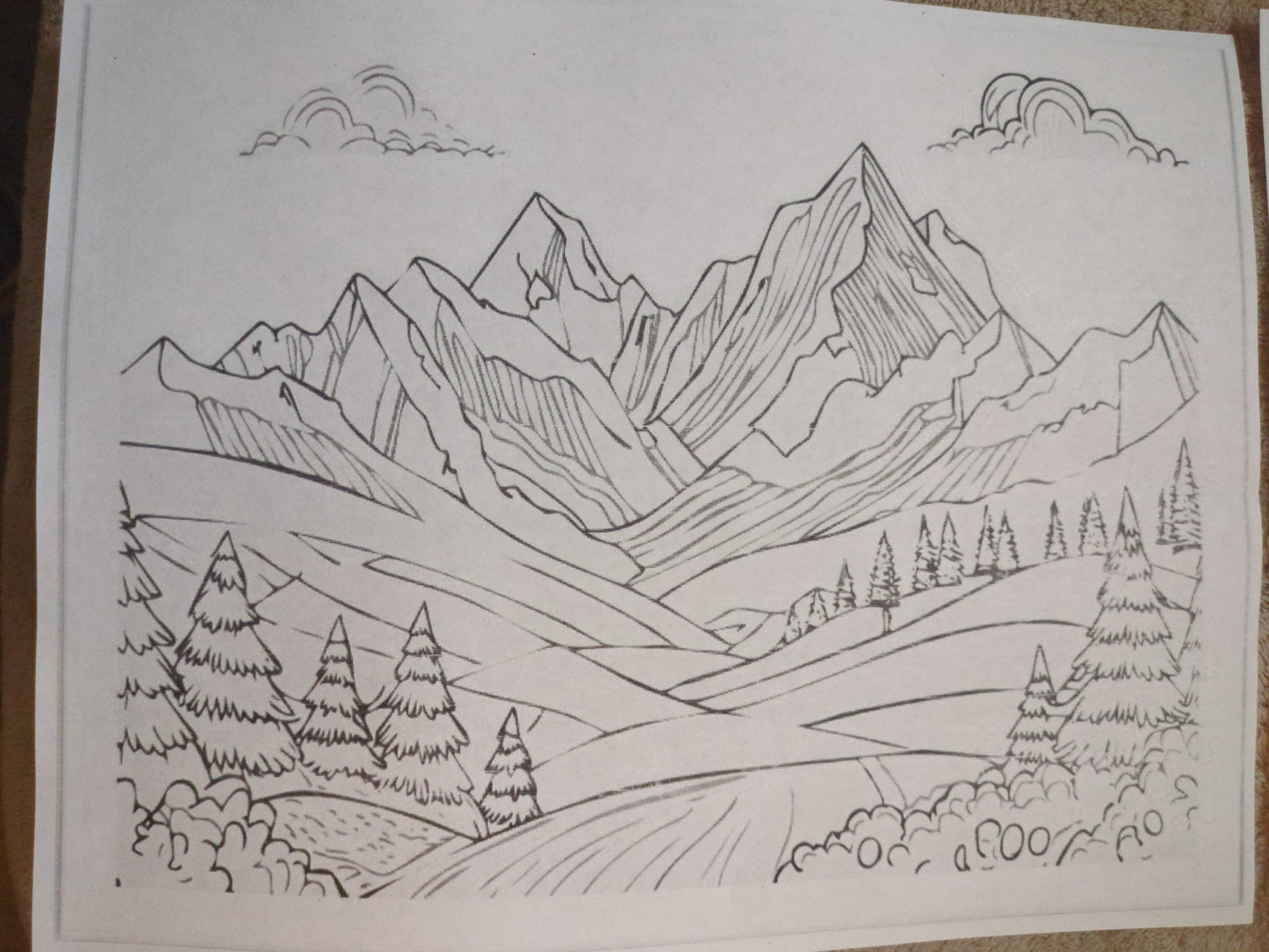 420santa.org Sketch for coloring or painting instant download