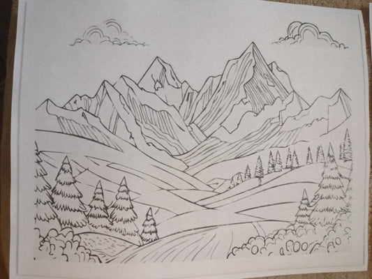 420santa.org Sketch for coloring or painting instant download